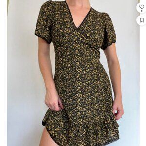 Urban Outfitters - Newport V-Neck Mini Dress Tie back